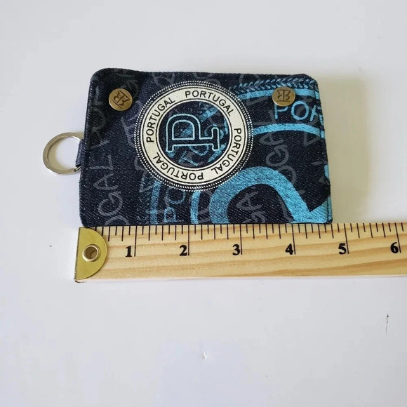 Robin Ruth Bifold Portugal Logo  Blue Denim Womans Wallet. - Picture 9 of 9